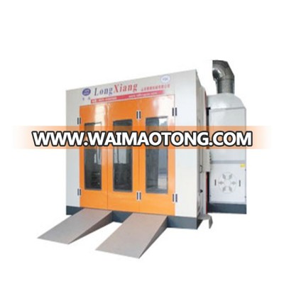 painting & baking booth with heat exchanger